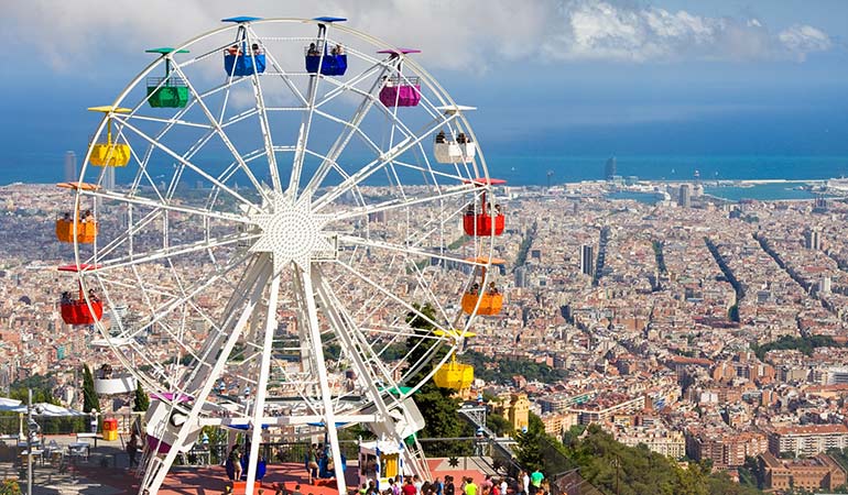 barcelona attractions tibidabo
