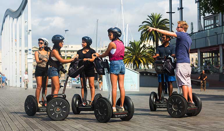 segway barcelona summer