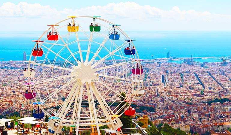Tibidabo adventure park barcelona