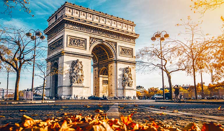 Paris arc de triomphe