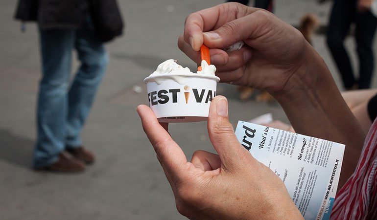 best gelato in Florence gelato festival