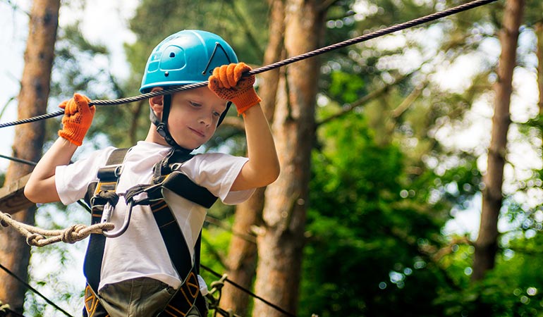 family travel europe with kids fun forest Amsterdam