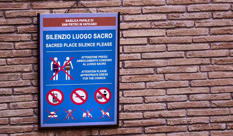 dress code for visiting the vatican