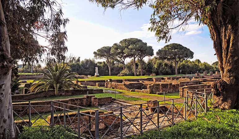 trips from rome by train Ostia Antica