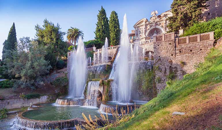 tours from Rome by train villa d'este