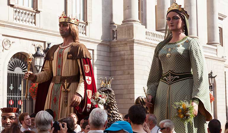 el raval in Barcelona festa major