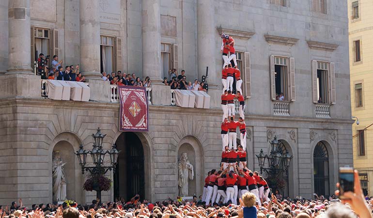 la merce festival barcelona castellers