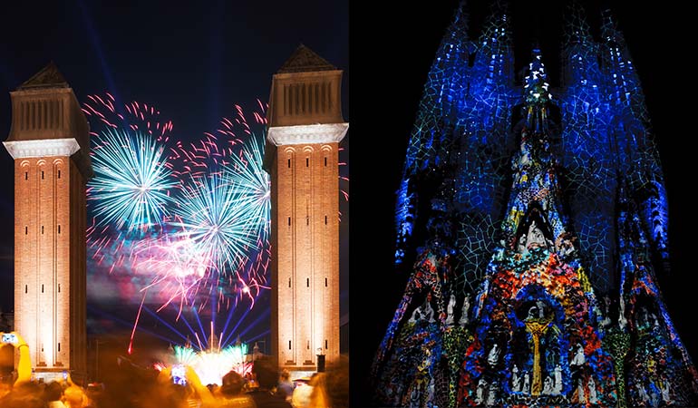 la merce festival barcelona  2018 fireworks