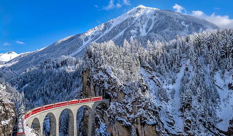 train rides in Europe Glacier Express