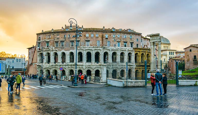 visiting rome at christmas Teatro Marcello
