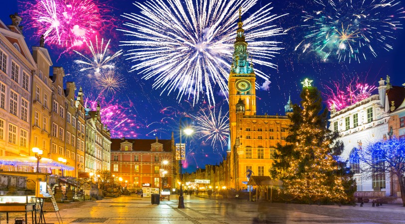 New year in Gdansk poland