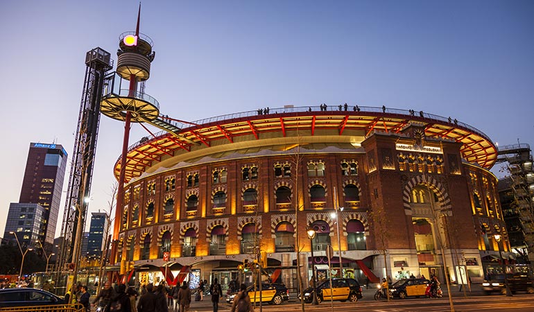 top rooftop terraces in barcelona arenas de barcelona 