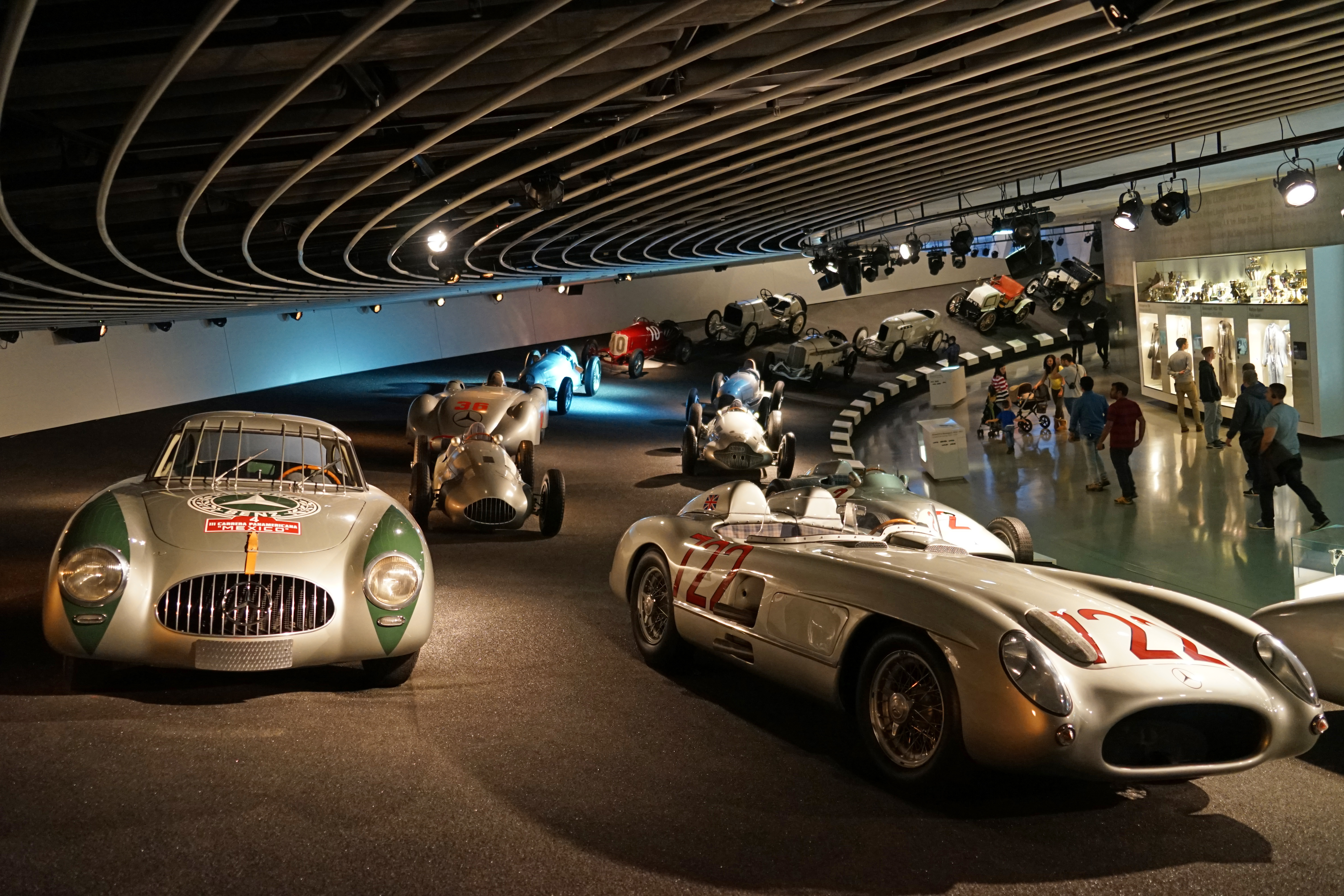 Touring the Mercedes-Benz Museum in Stuttgart