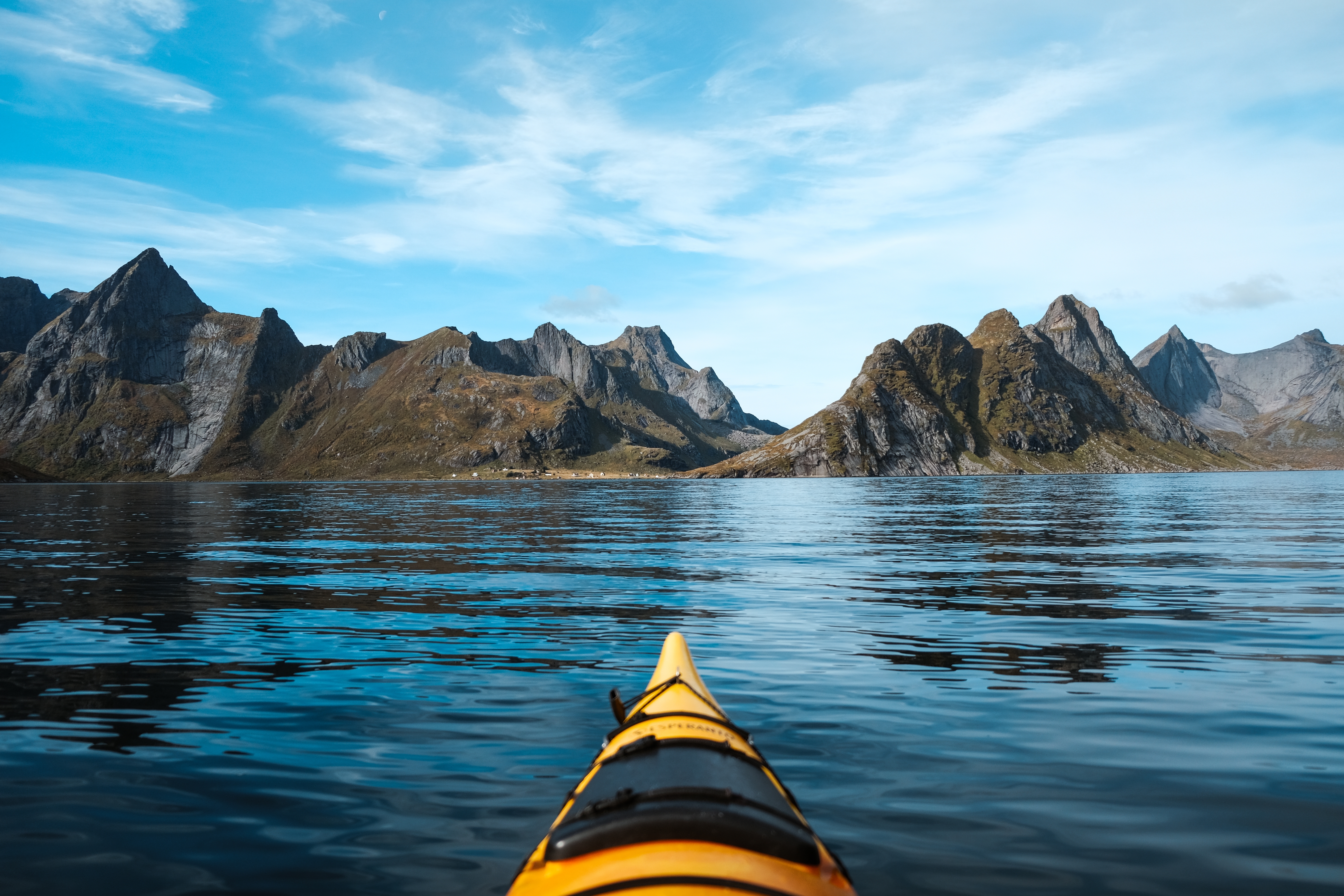 Kayaking in the Midnight Sun