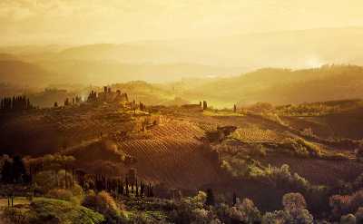 The landscapes of Chianti are unforgettable