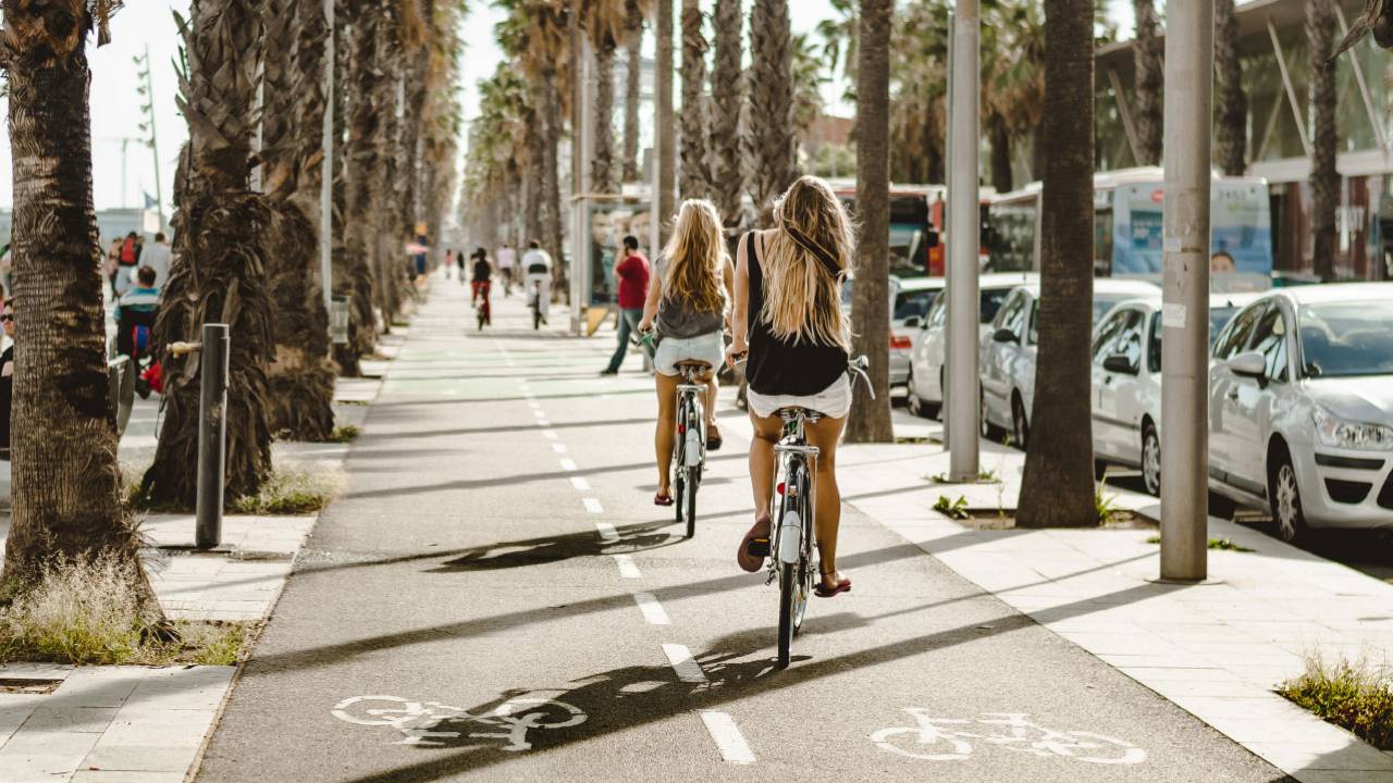 Bike tour in Barcelona
