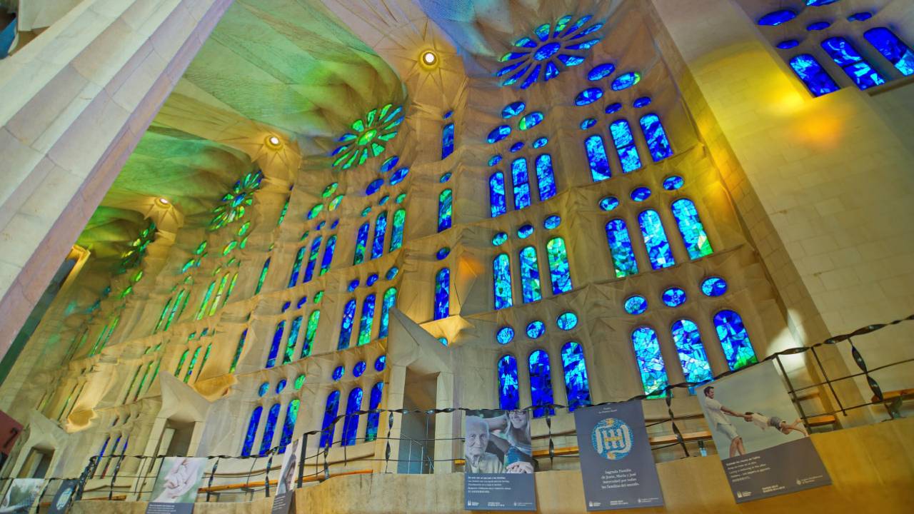 Sagrada Familia's vitrals