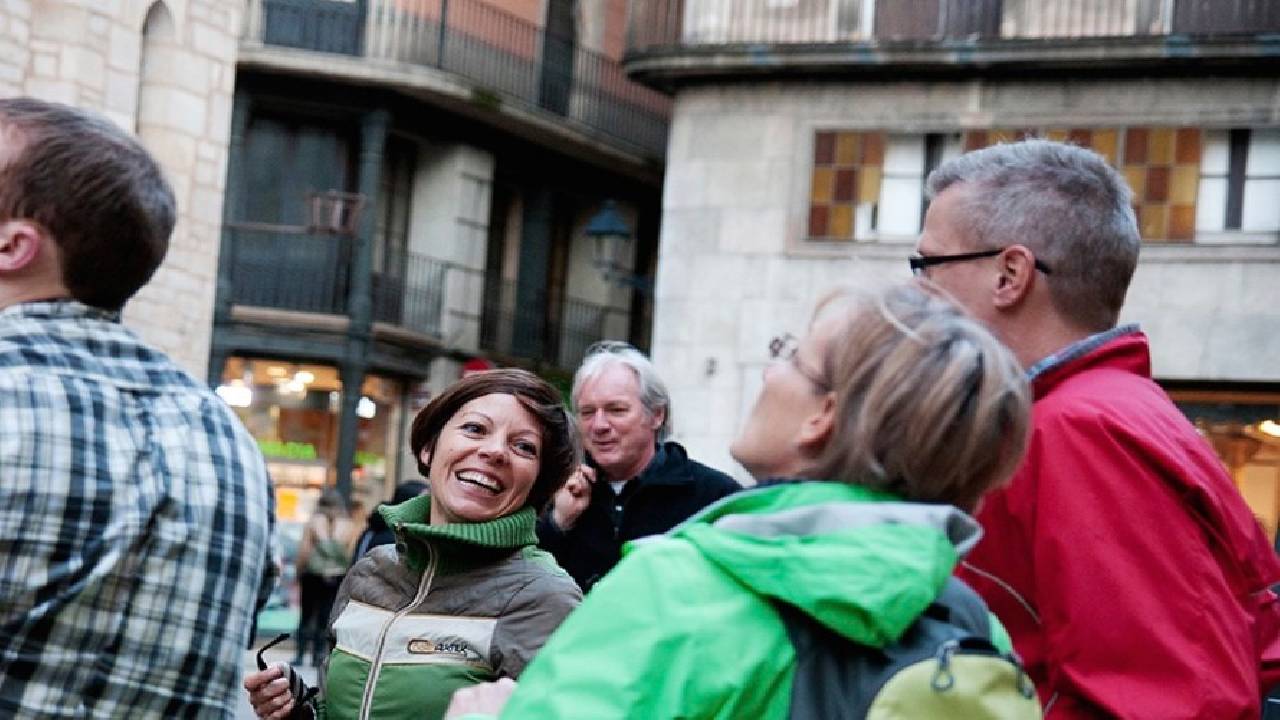Tourist in barcelona
