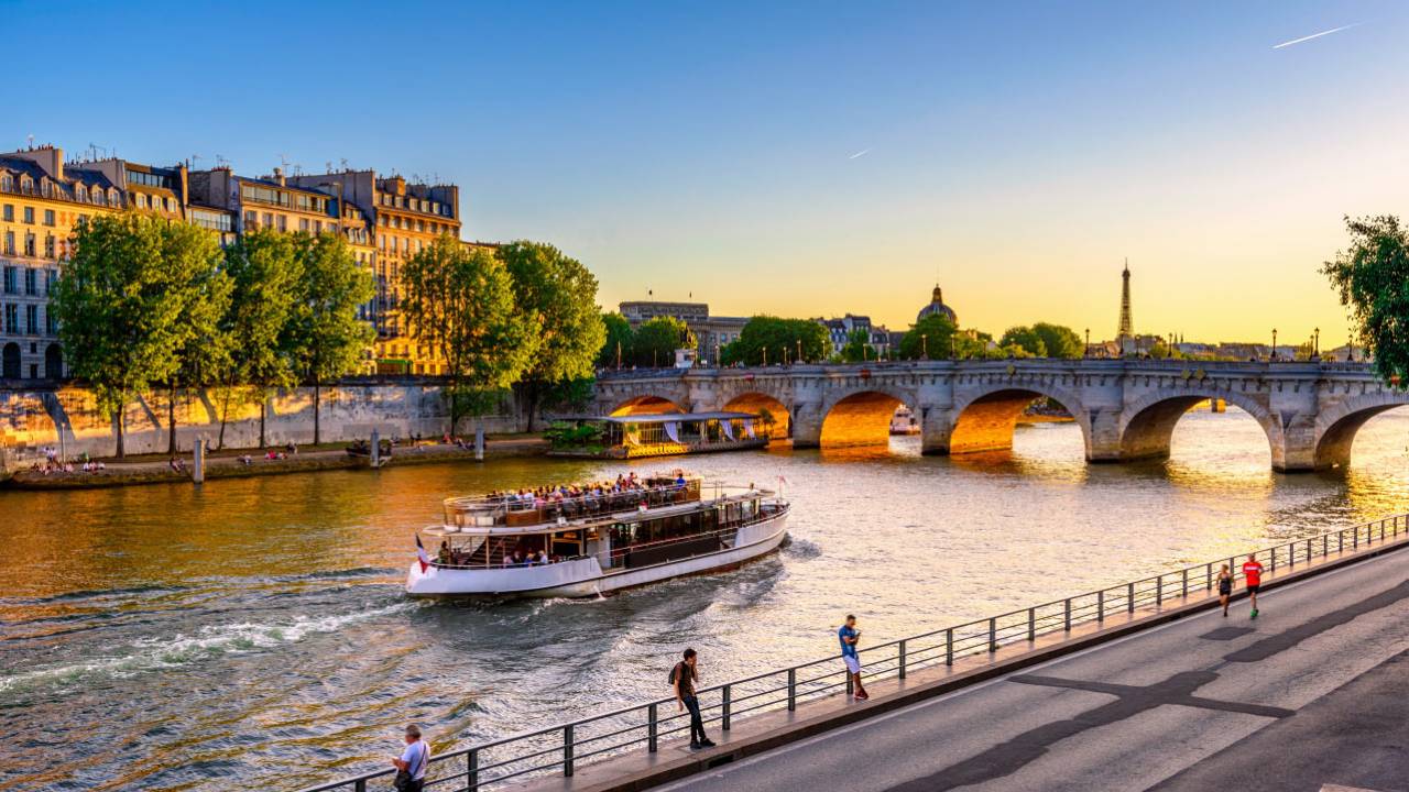 Seine river boat tour