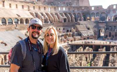 Colosseum arena tourists