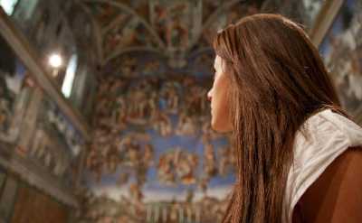 Sistine chapel visitor