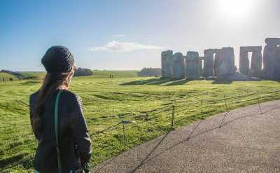 Stonehenge tourist