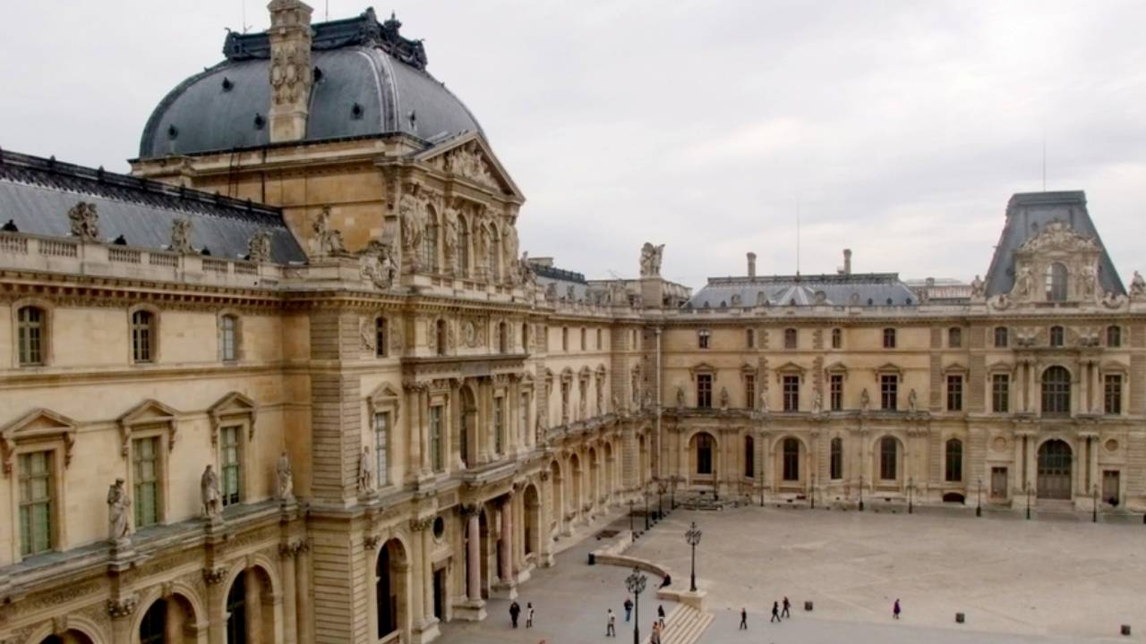 Louvre Museum cortyard