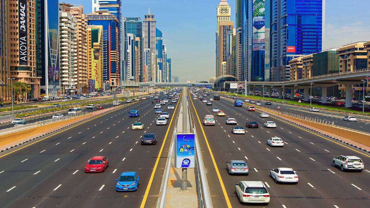 Abu Dhabi center futuristic