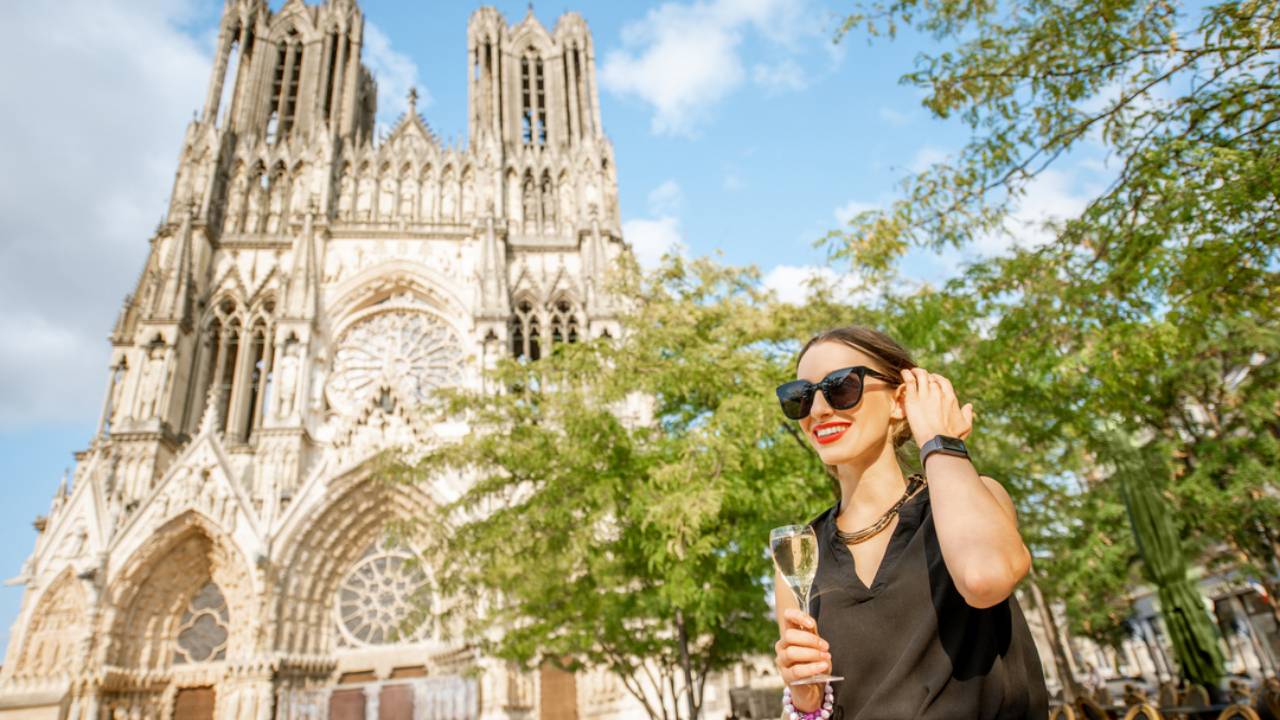 cathedral in Reims city