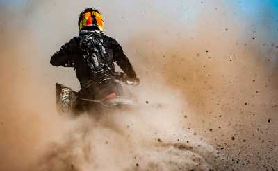 Dubai Desert biker quad