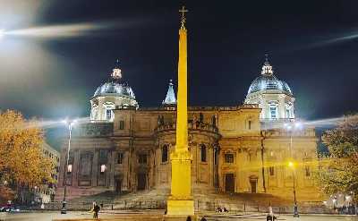 External back view of the basilica