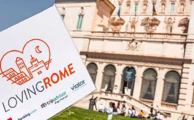 front view of the borghese gallery