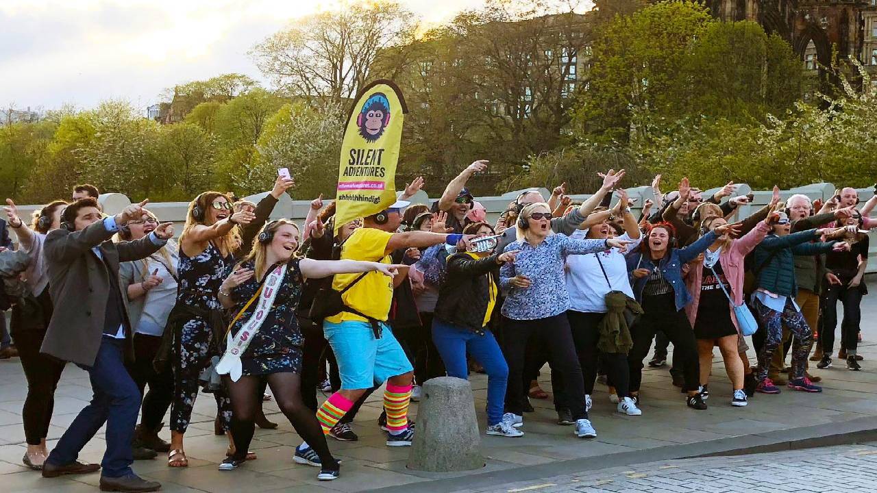 A Silent Disco Adventure in Edinburgh