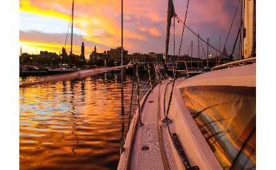 4 Hours PRIVATE SUNSET Sailing Experience Barcelona up to 11 Guests