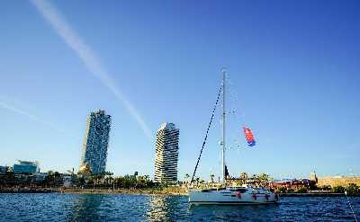 5 Hours Private Sailing Experience Barcelona up to 11 Guests