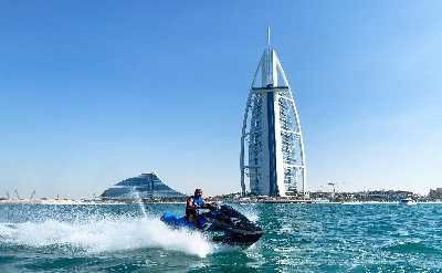 Dubai Jet Ski: Burj Al Arab, Burj Khalifa & Atlantis - 30 Minutes Dubai Jet Ski Ride