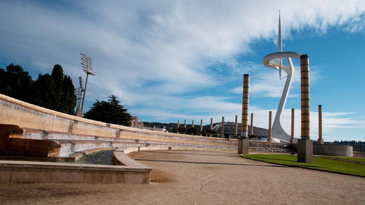 Montjuïc Sunset eBike Tour: The Perfect Way to End Your Day in BarcelonaMontjuïc twilight eBike tour 